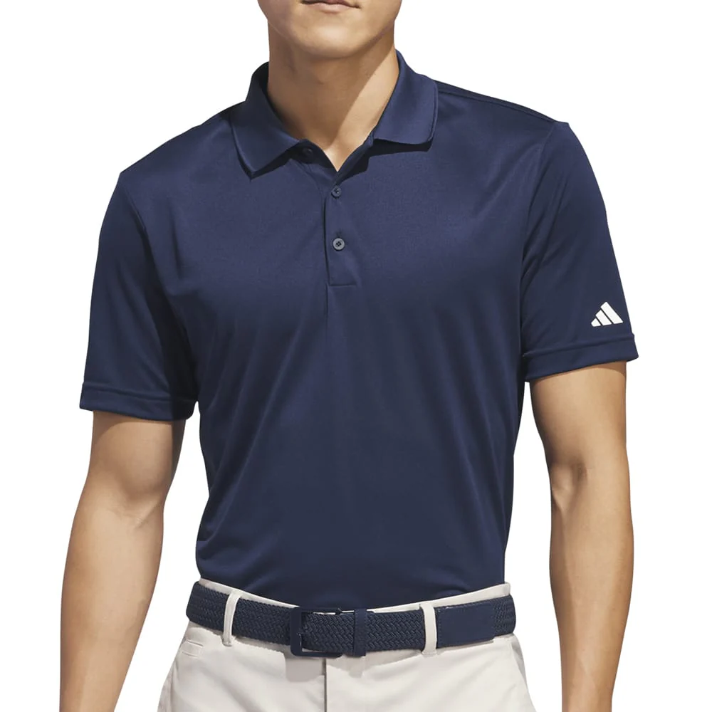 adidas Core Performance Primegreen Polo Shirt - Collegiate Navy - Image 3