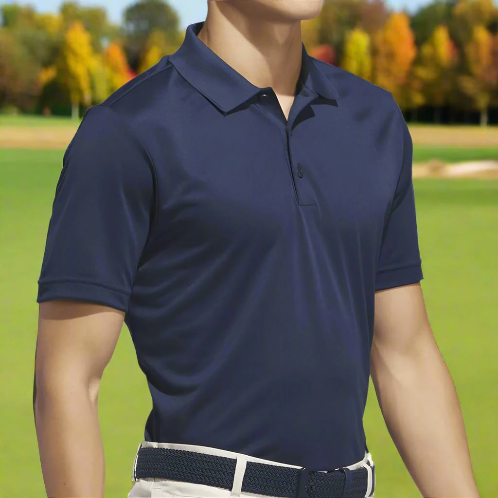adidas Core Performance Primegreen Polo Shirt - Collegiate Navy - Image 5