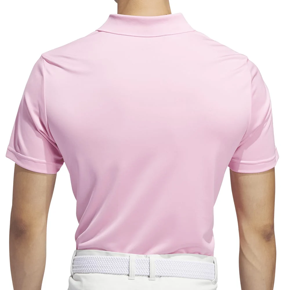 adidas Core Performance Primegreen Polo Shirt - Light Pink - Image 3