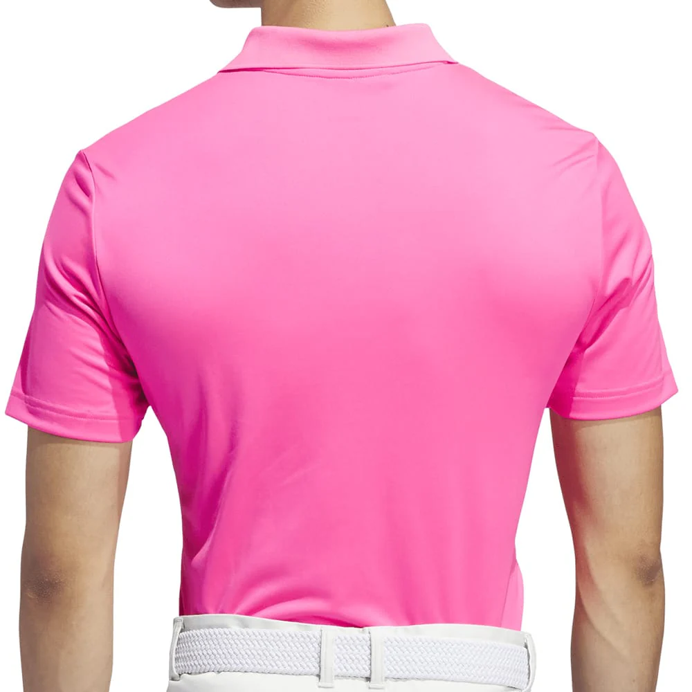 adidas Core Performance Primegreen Polo Shirt - Solar Pink - Image 3