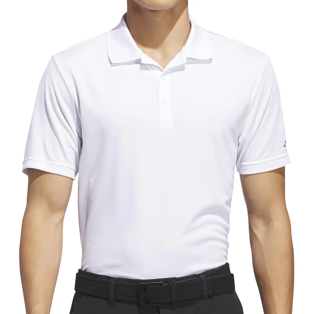 adidas Core Performance Primegreen Polo Shirt - White - Image 5