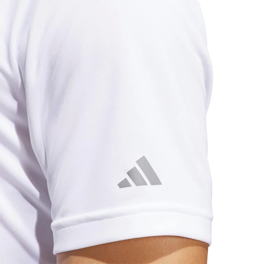adidas Core Performance Primegreen Polo Shirt - White - Image 7