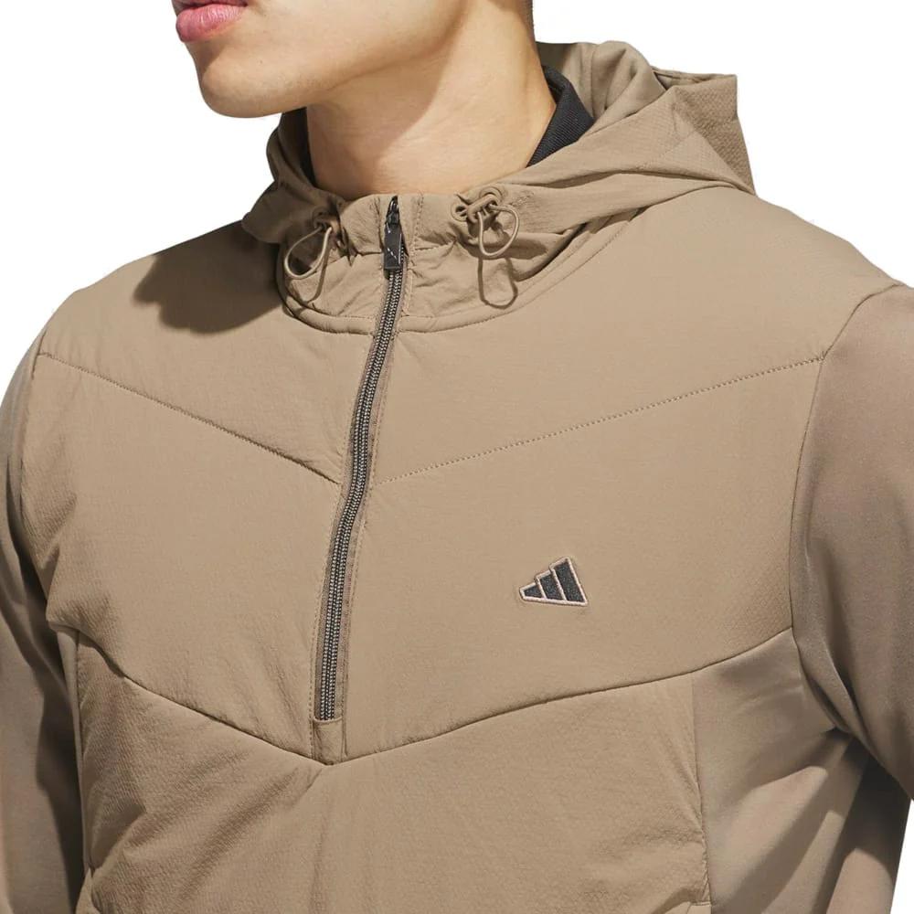 adidas Ultimate365+ Course Control Quilted Anorak - Khaki Six - Image 5