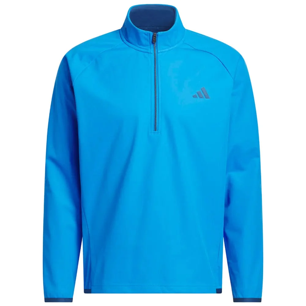 adidas Ultimate365 Durable Water Repellent Wind Quarter-Zip - Lucid Ray Blue/Dusky Petrol - Image 3