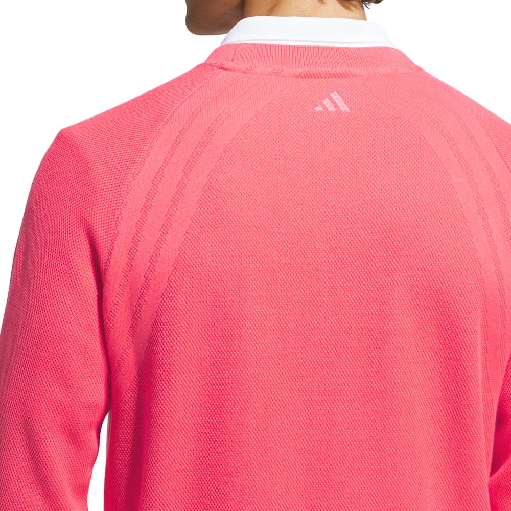 adidas Ultimate365 Tour Knit Crewneck - Pure Turbo - Image 5