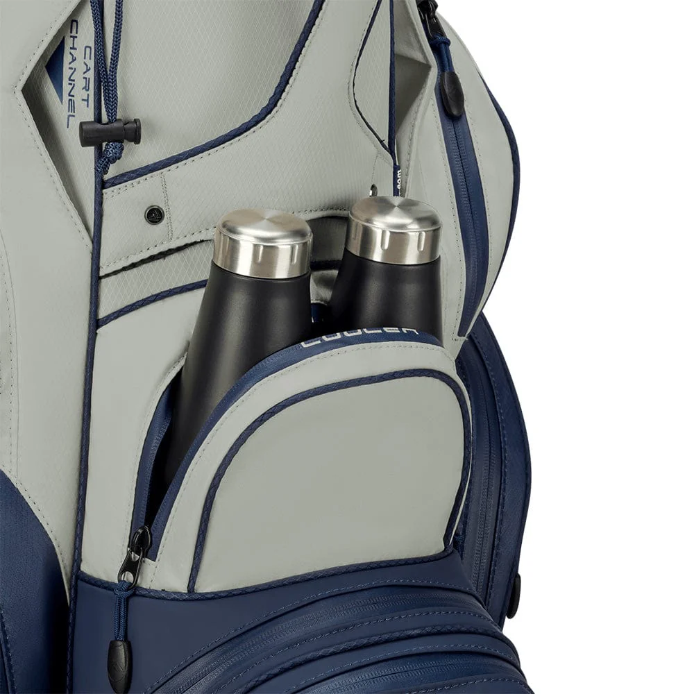 Big Max Dri Lite Silencio 3 Organiser Cart Bag - Navy/Off White - Image 4