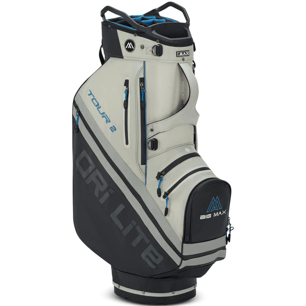Big Max Dri Lite Tour 2 Cart Bag - Black/Off White/Blue - Image 7
