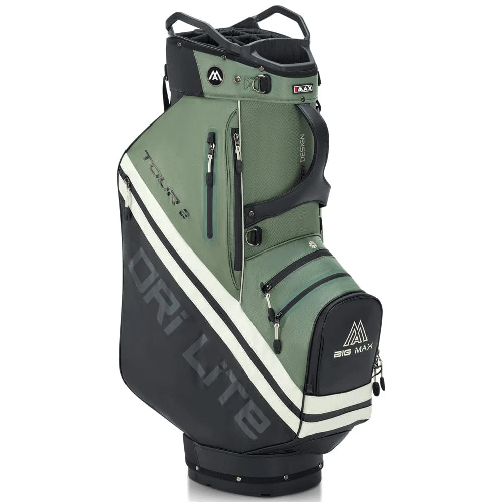 Big Max Dri Lite Tour 2 Cart Bag - Black/Olive/Off White - Image 3