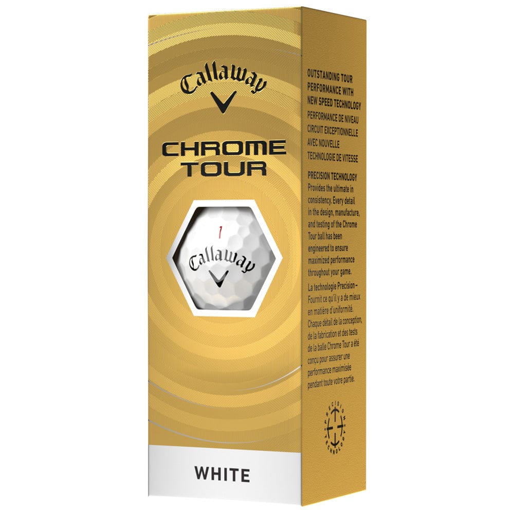 Callaway Chrome Tour Golf Balls - White - 12 Pack - Image 5