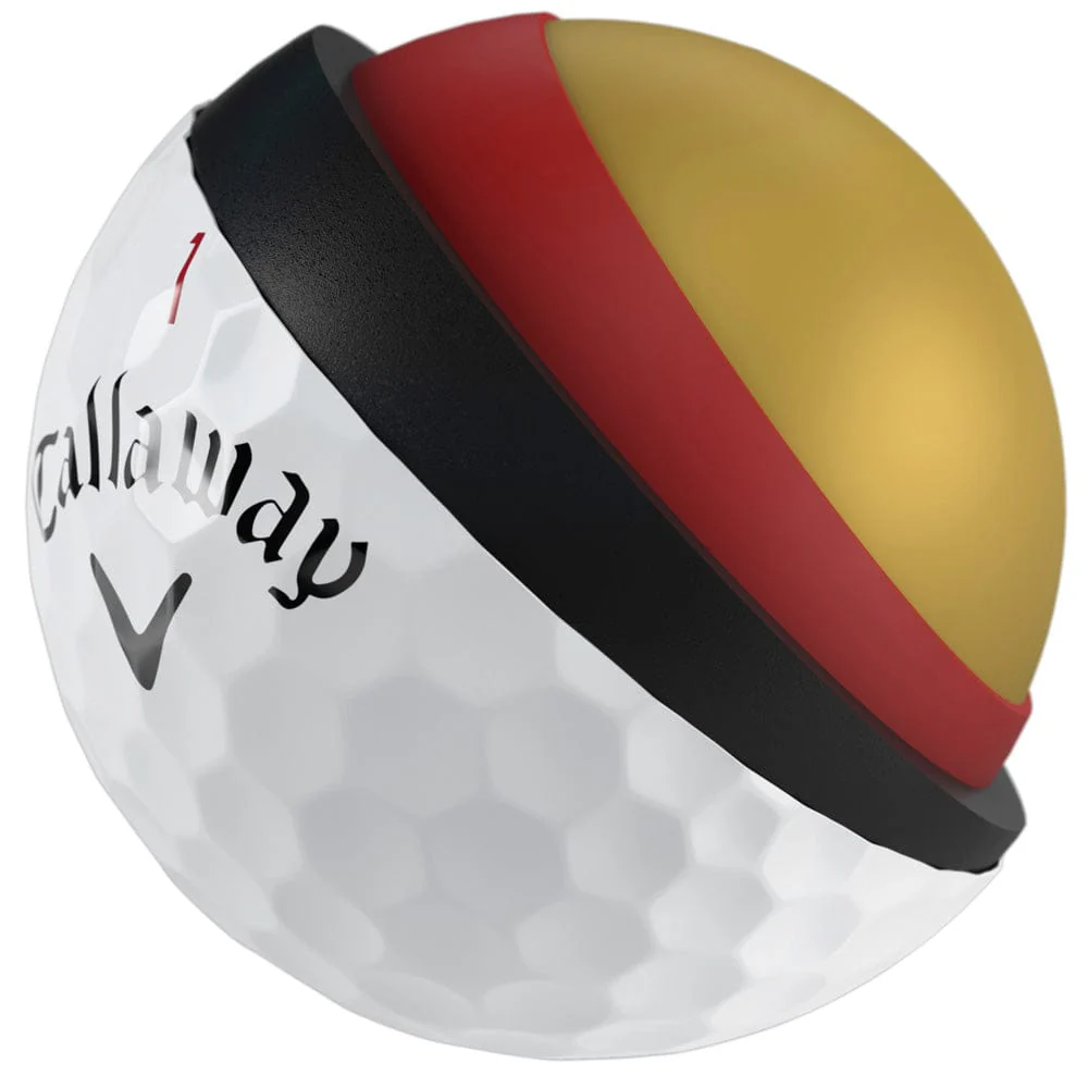 Callaway Chrome Tour Golf Balls - White - 12 Pack - Image 4