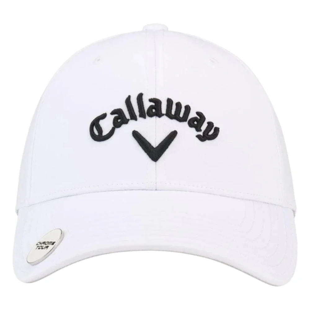 Callaway Stitch Magnet Cap - White/Black - Image 2