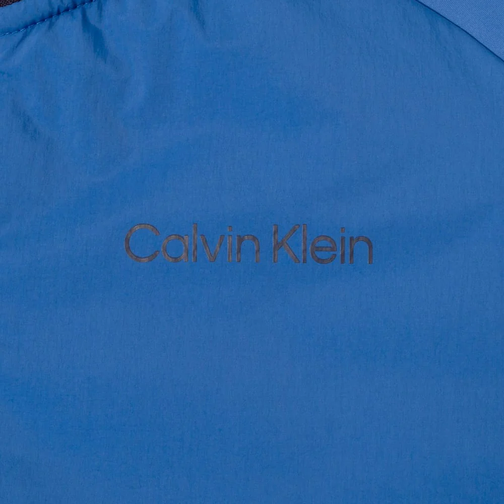Calvin Klein Greenside 1/2 Zip Hybrid Bomber - Blue Hibiscus - Image 6