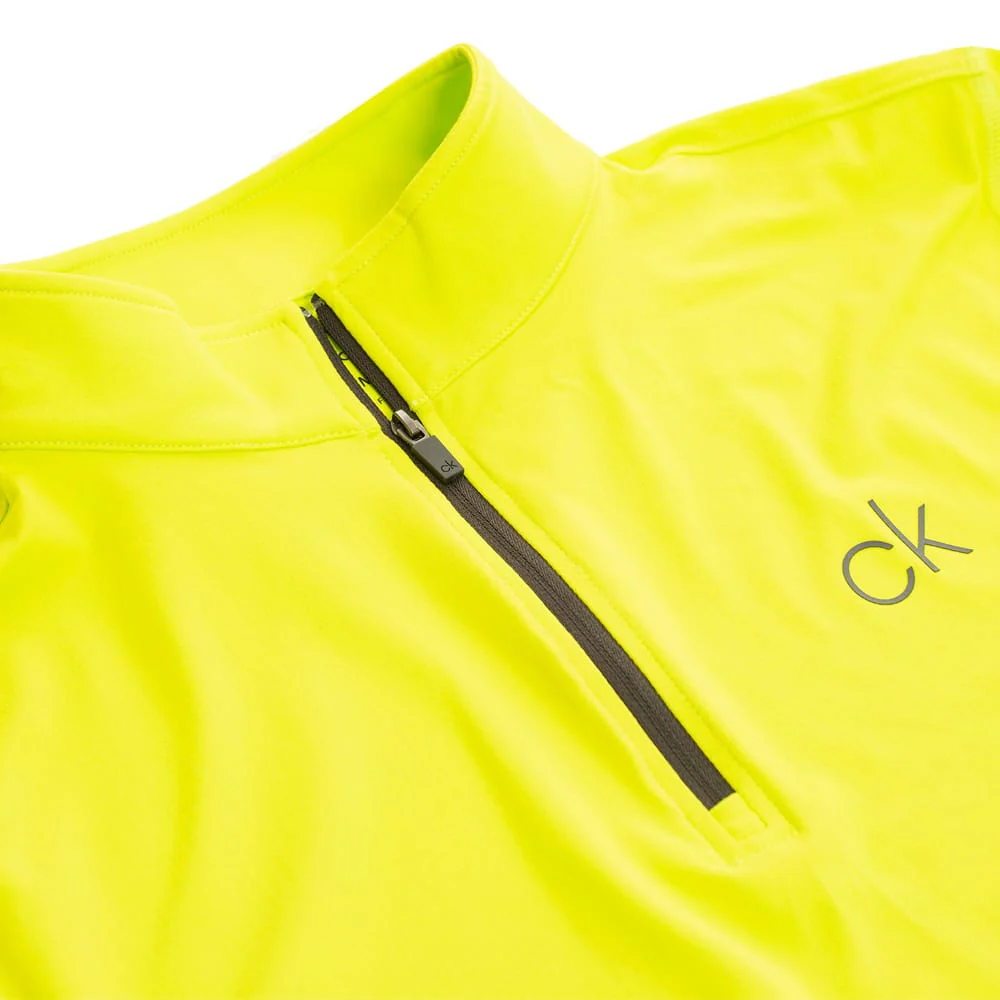 Calvin Klein Newport Half-Zip Sweater - Lime - Image 7