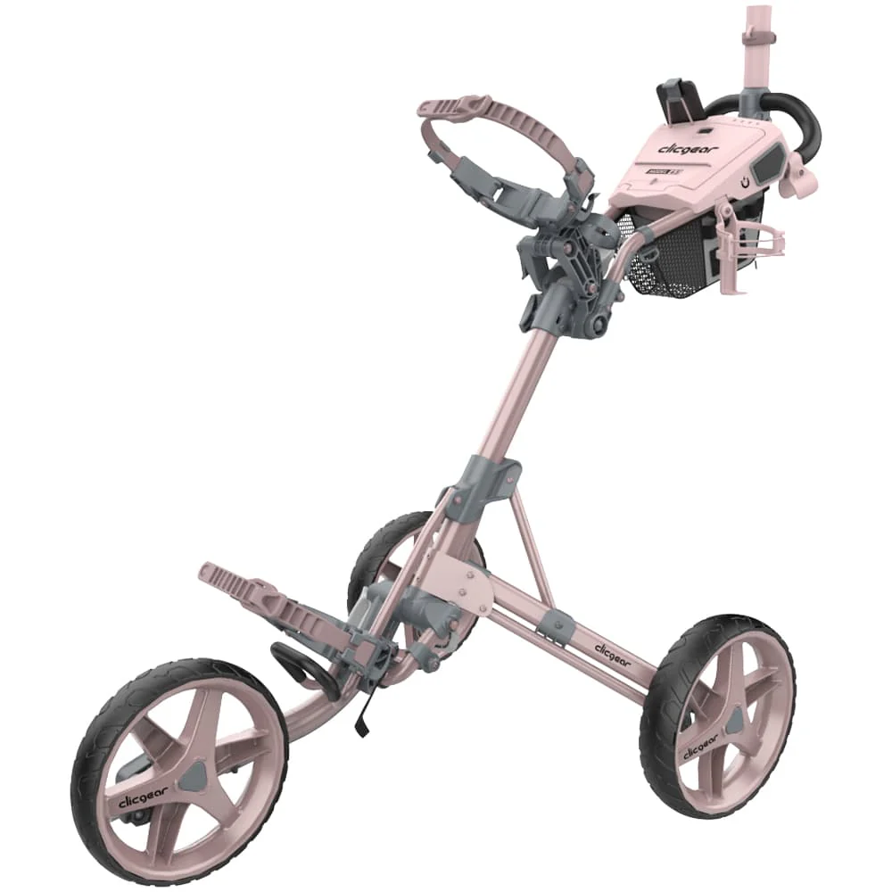 Clicgear 4.5 Trolley 3-Wheel Push Trolley - Pink