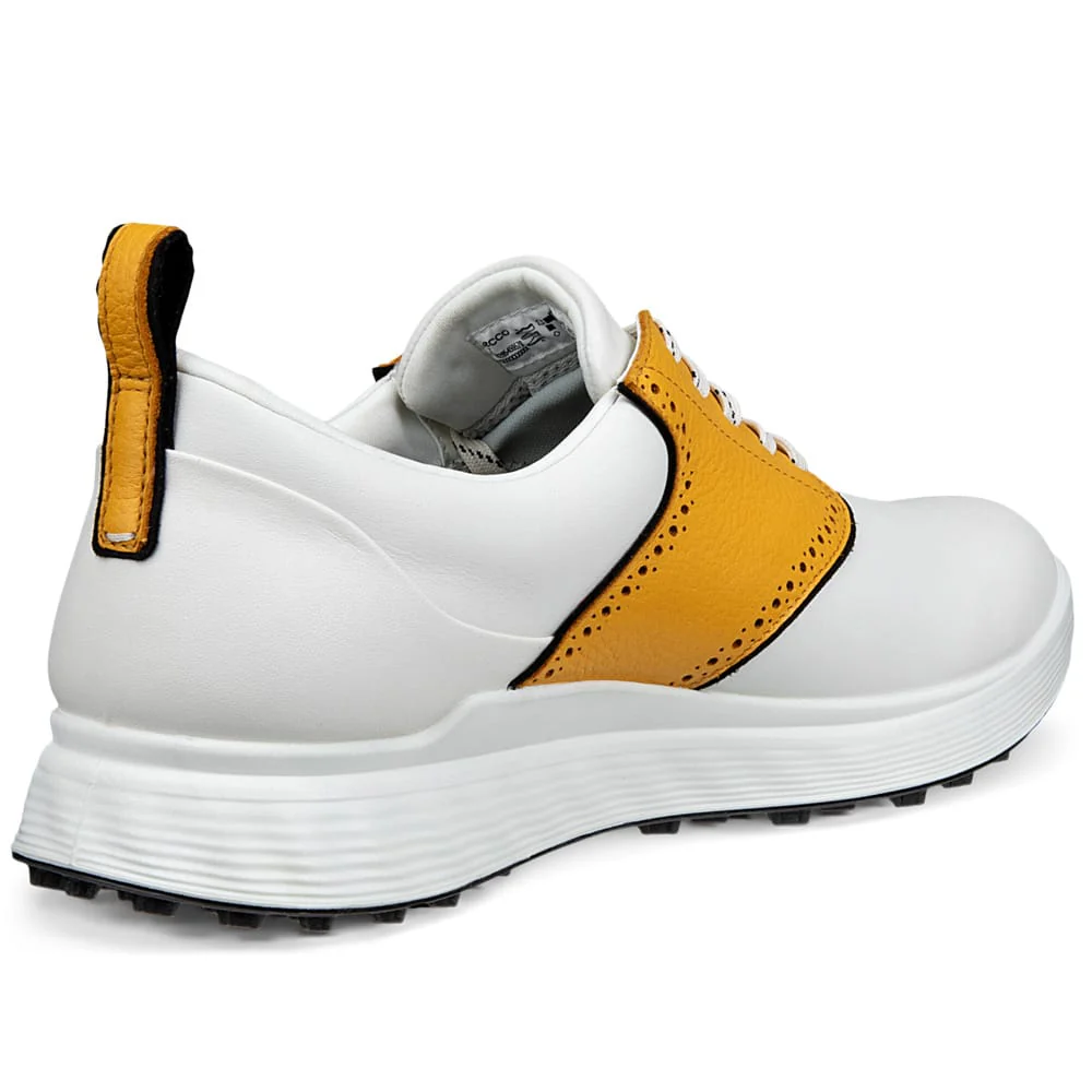 ECCO S-Casual Hybrid Waterproof Spikeless Shoes - White/Saffron - Image 7