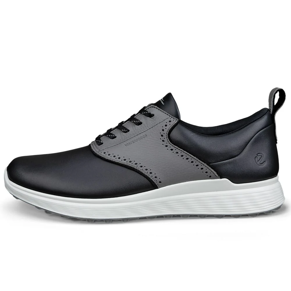 ECCO S-Casual Hybrid Waterproof Spikeless Shoes - Black/Steel - Image 4