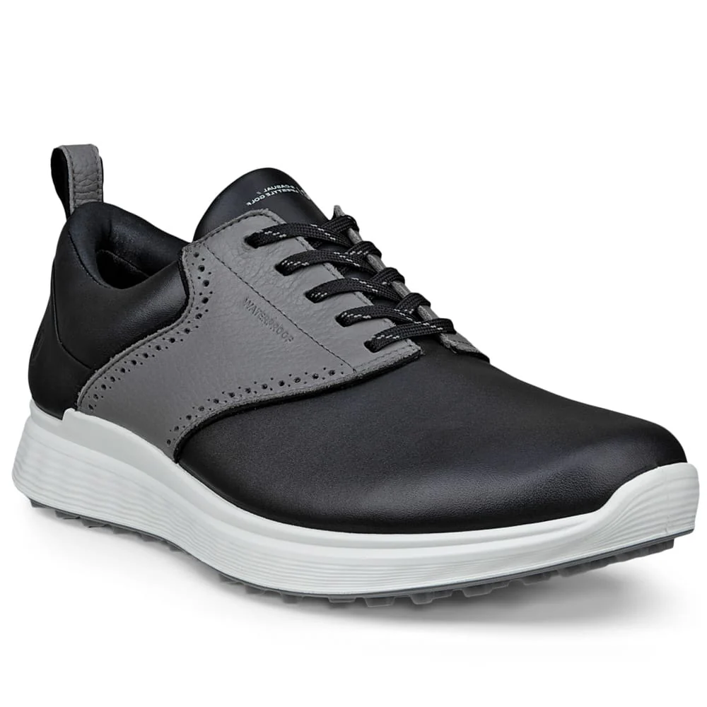 ECCO S-Casual Hybrid Waterproof Spikeless Shoes - Black/Steel - Image 7
