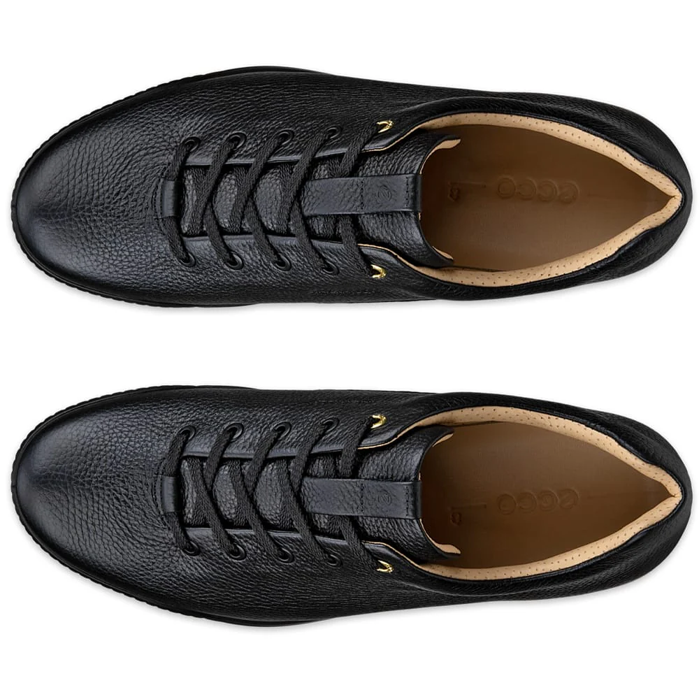 ECCO Street Retro Waterproof Spikeless Shoes - Black - Image 7