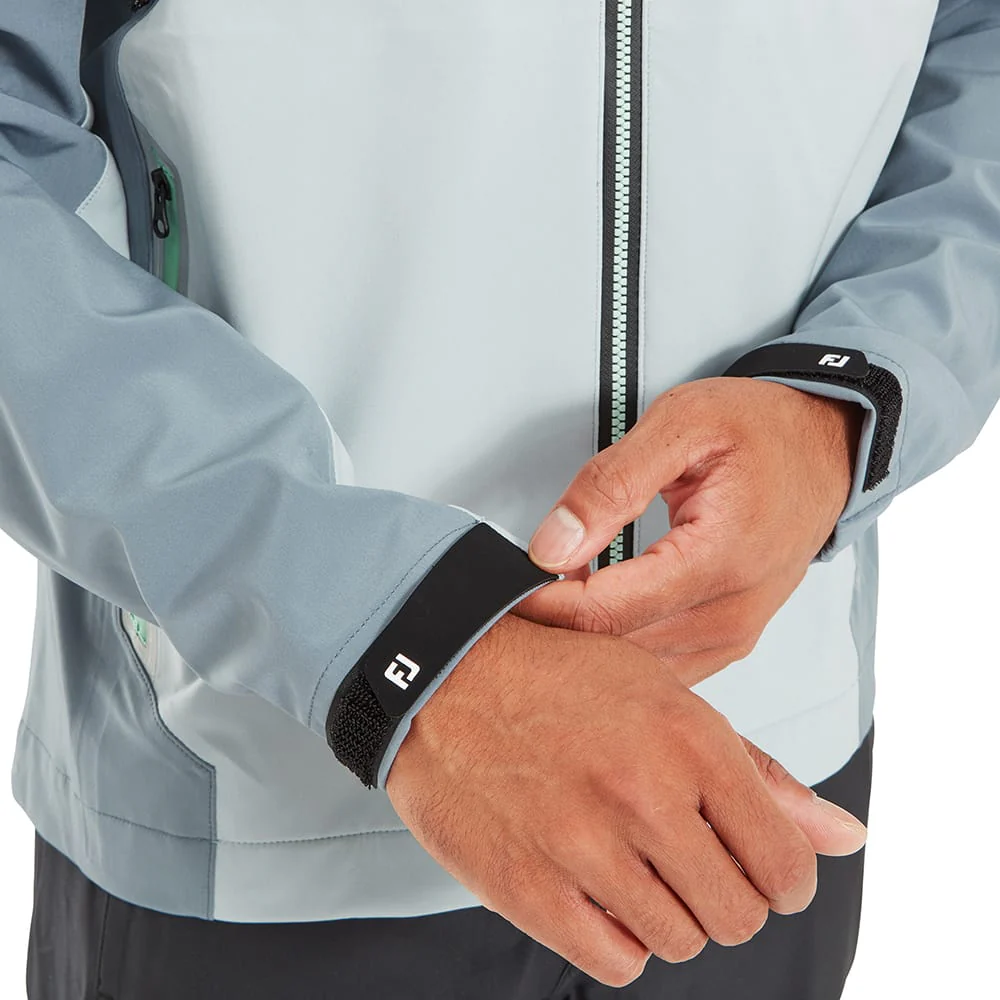 FootJoy HydroTour Waterproof Jacket - Niagara/Flint - Image 3
