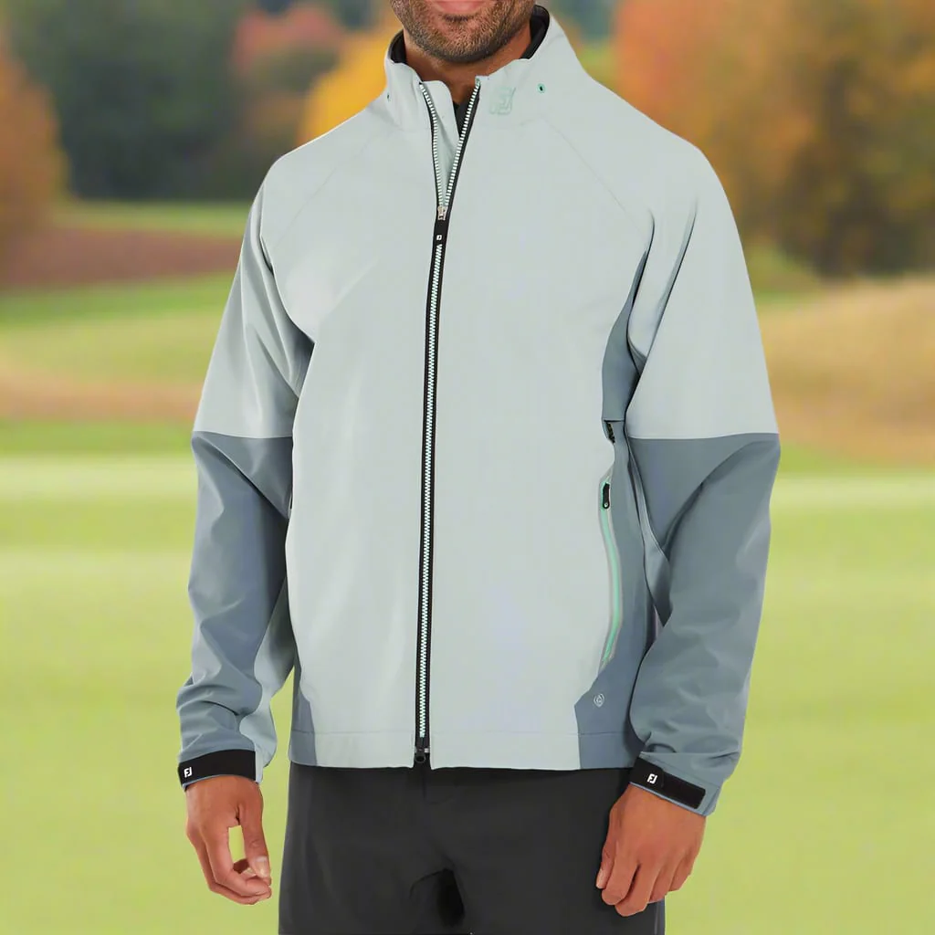 FootJoy HydroTour Waterproof Jacket - Niagara/Flint - Image 6