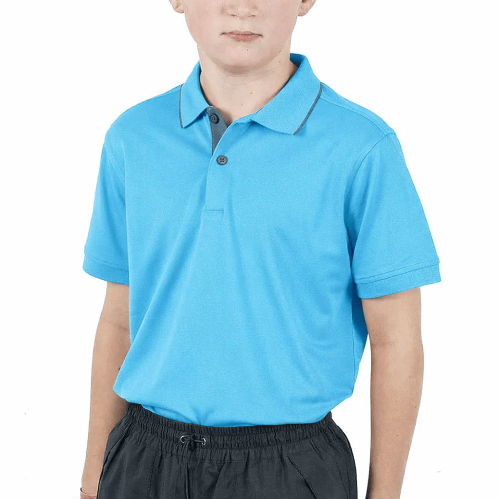 Galvin Green Junior Rod Polo Shirt - Blue Bell - Image 4
