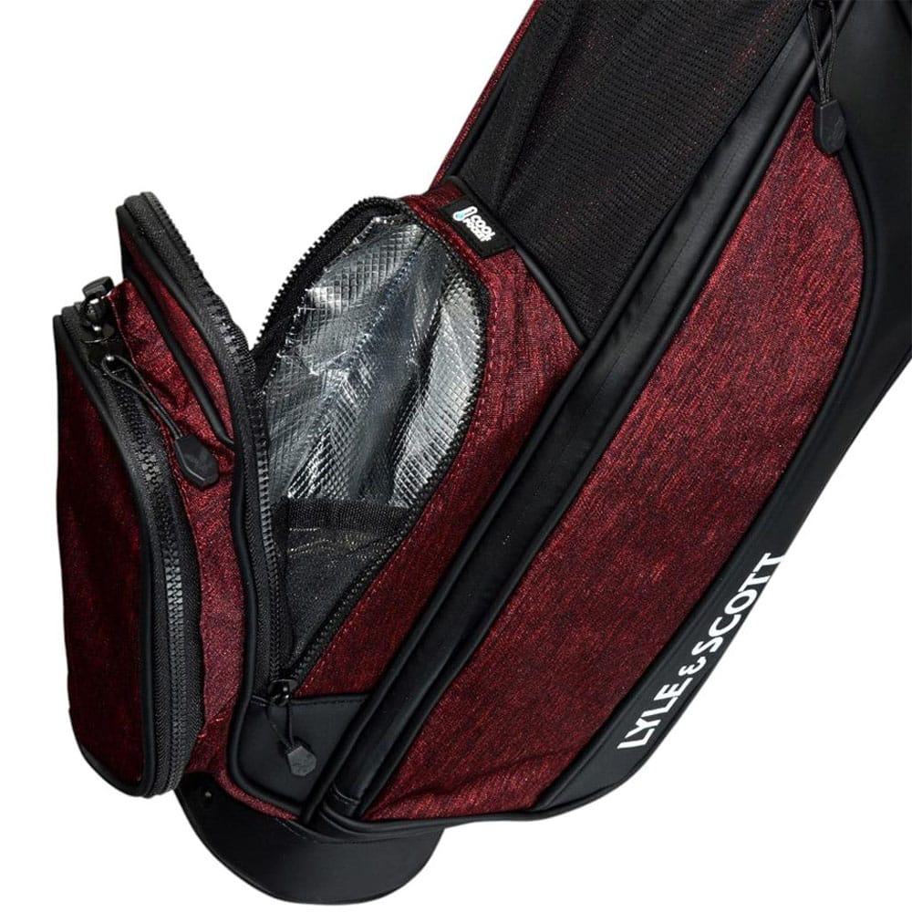 Lyle & Scott Gleneagles 5.3 Inch Stand Bag - Fion Red - Image 5