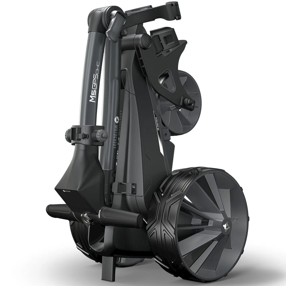 Motocaddy M5 DHC GPS Electric Trolley - Black/Blue - 2026 - Image 4