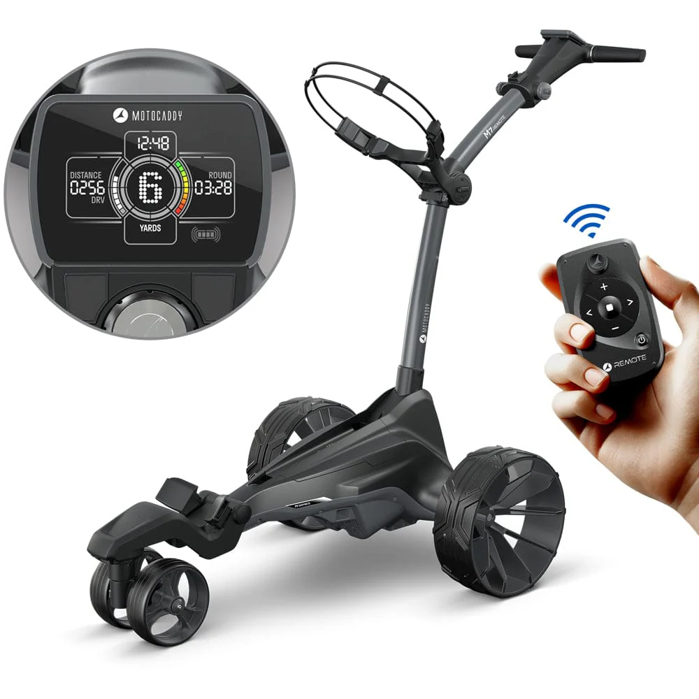 Motocaddy M7 Remote Electric Trolley - Black/Gunmetal - 2026 - Image 5