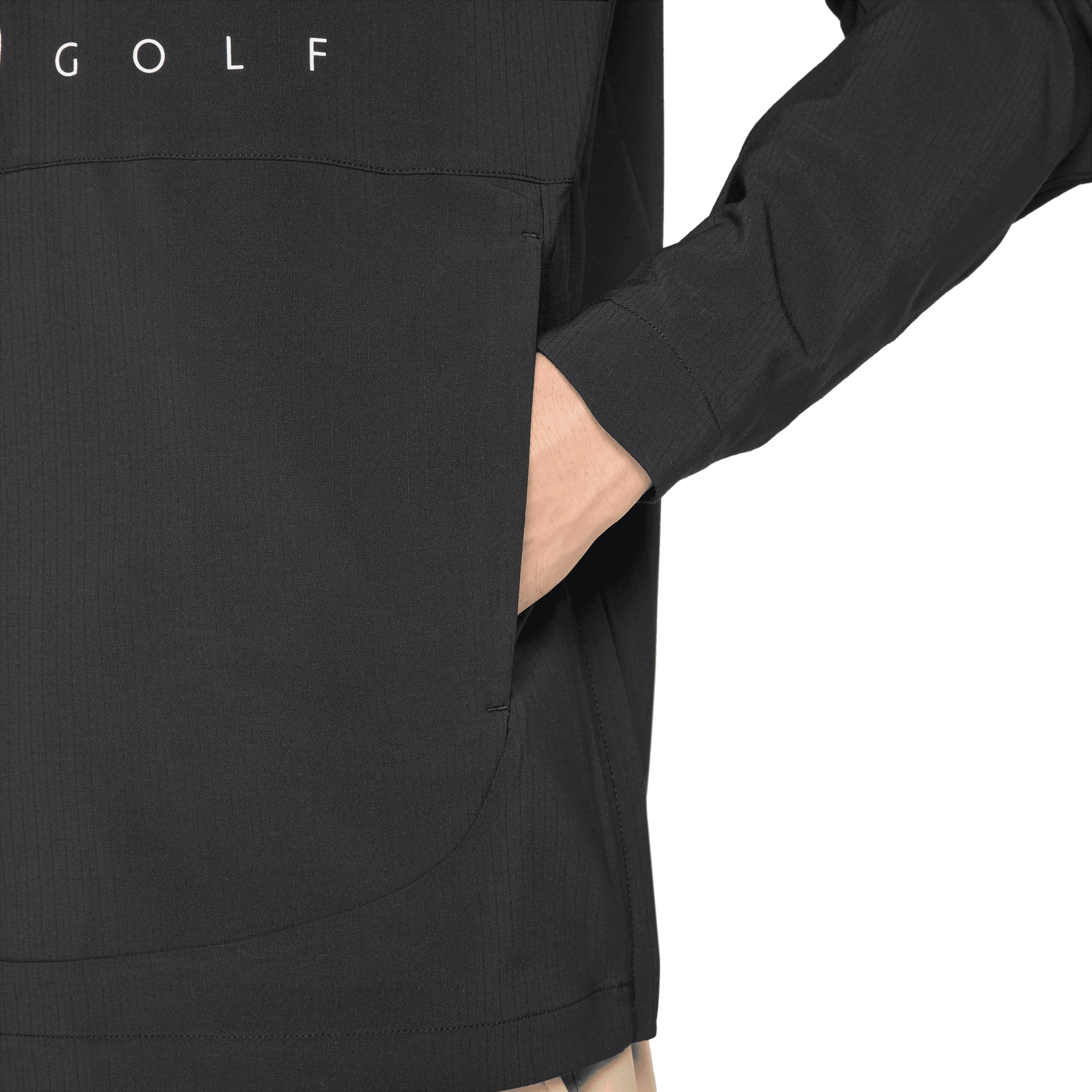 Nike Repel Golf Jacket - Black/Black/Black/White - Image 3
