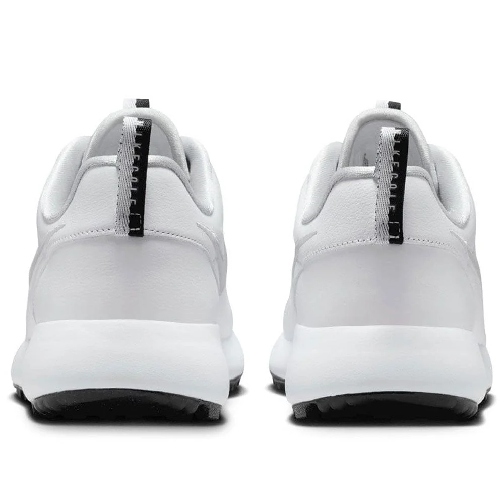 Nike Roshe Golf Premium Waterproof Spikeless Shoes - White/Black/White - Image 5