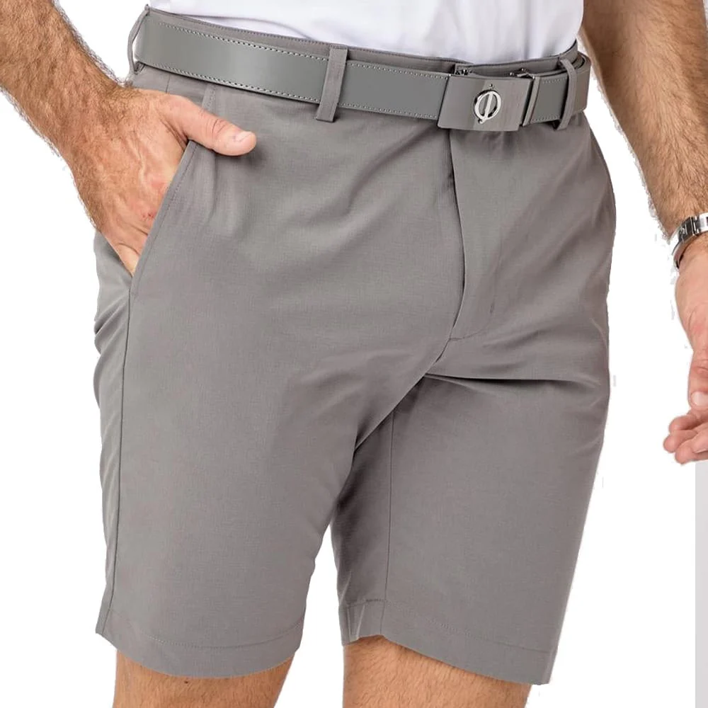 Oscar Jacobson Bedford Shorts - Pewter - Image 4