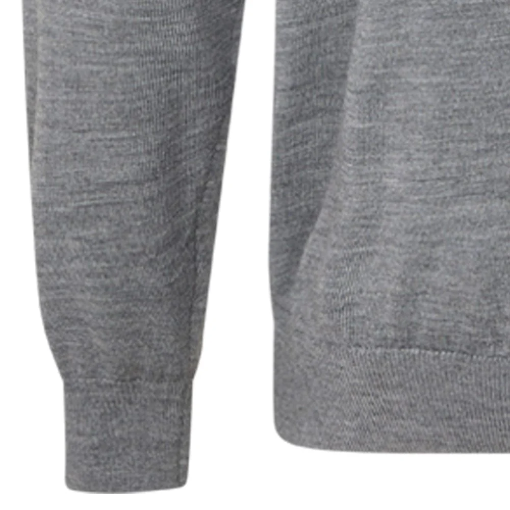 Ping Dorset 1/4 Zip Pullover - French Grey Marl - Image 5