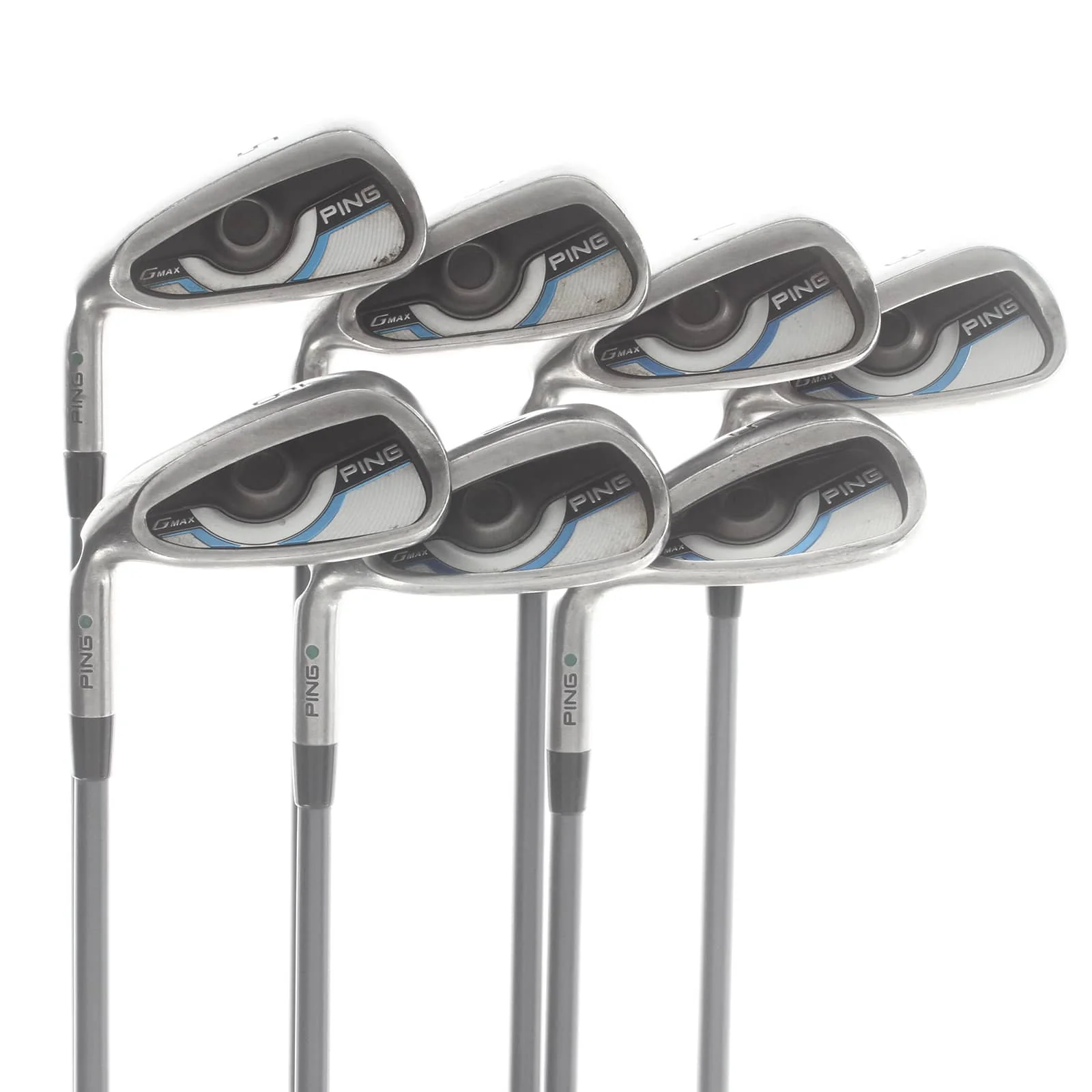 Ping G-Max Graphite Mens Left Hand Irons 5-SW Regular - CFS 70 g