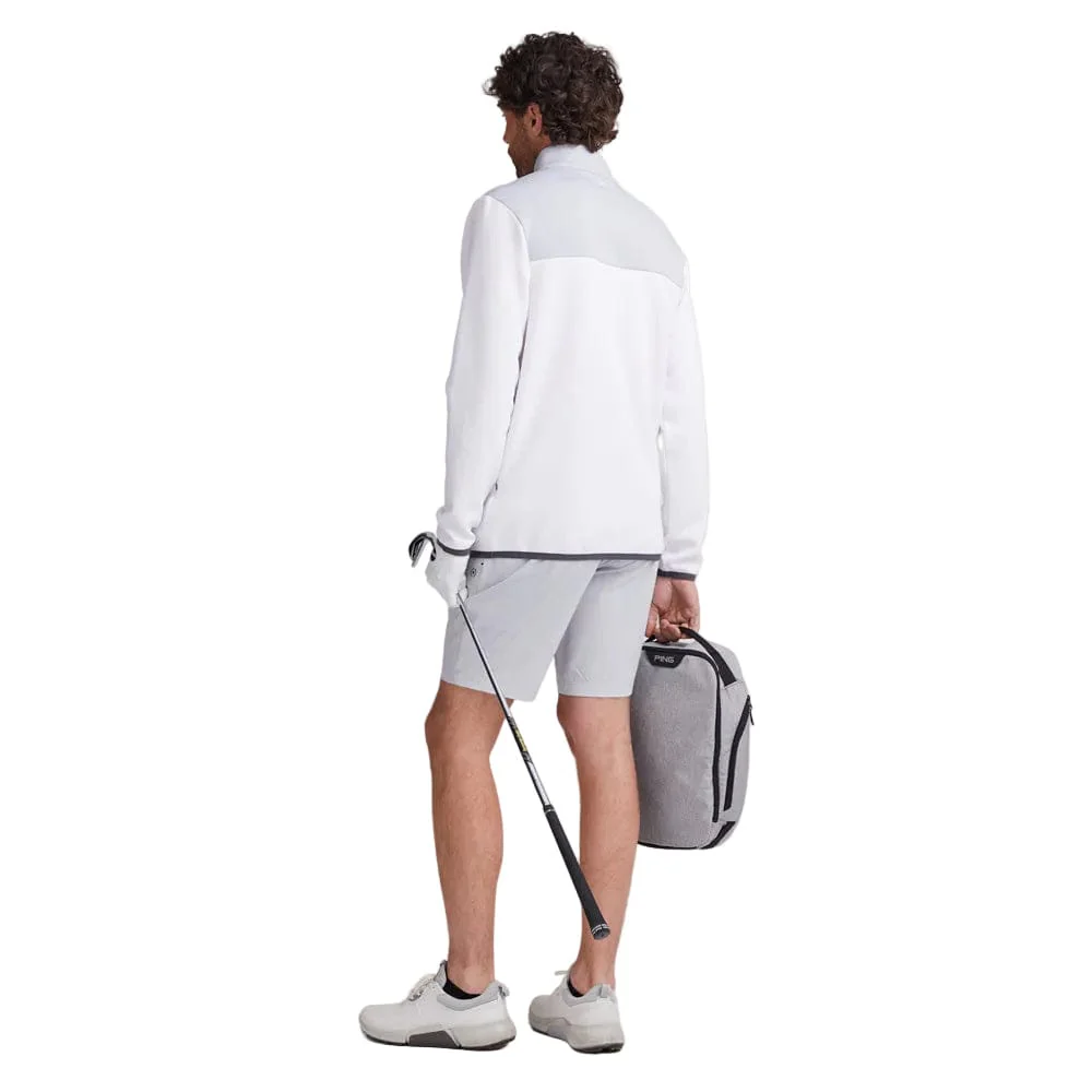 Ping Kinver 1/4 Zip Pullover - White/Pearl Grey - Image 5