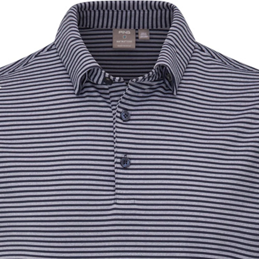 Ping Langford Polo Shirt - Navy/White - Image 3