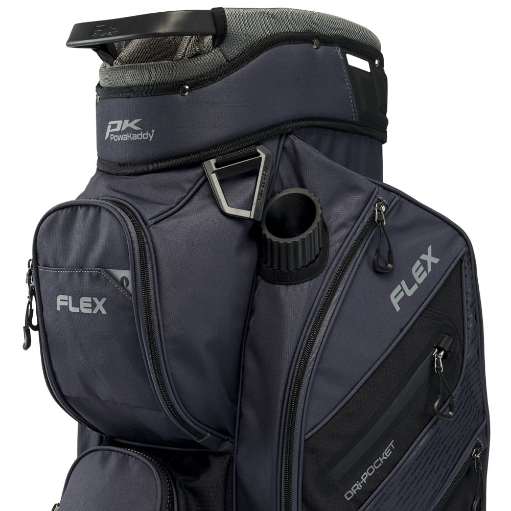 PowaKaddy FLEX Cart Bag - Grey/Black - Image 3