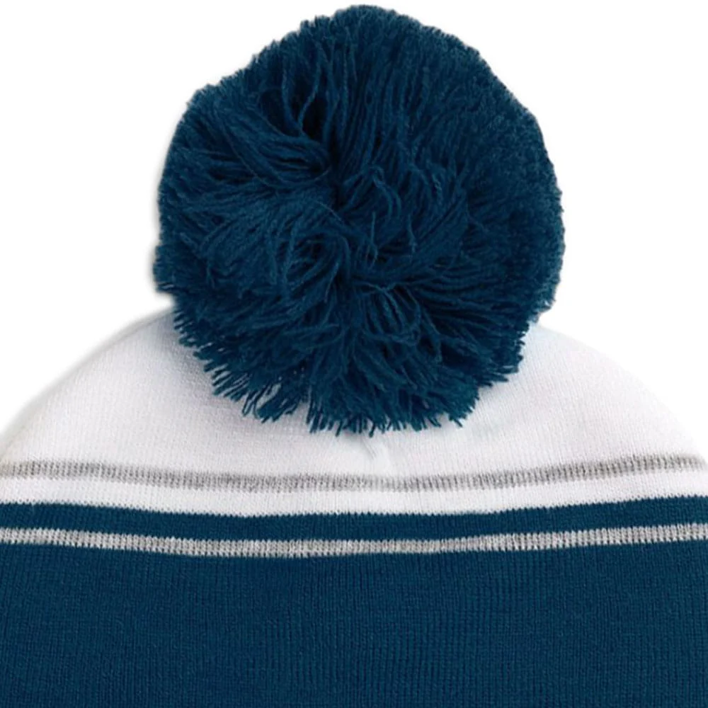 ProQuip Bobble Hat Fleece Lined - Navy/White - Image 5