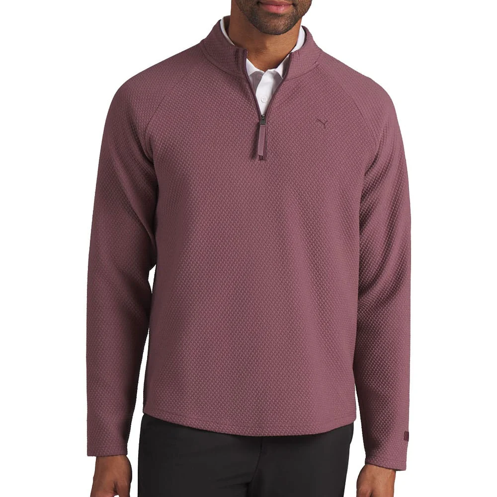 Puma Boulder 2.0 1/4 Zip Pullover - Rich Cocoa