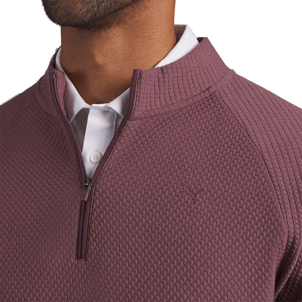 Puma Boulder 2.0 1/4 Zip Pullover - Rich Cocoa - Image 4