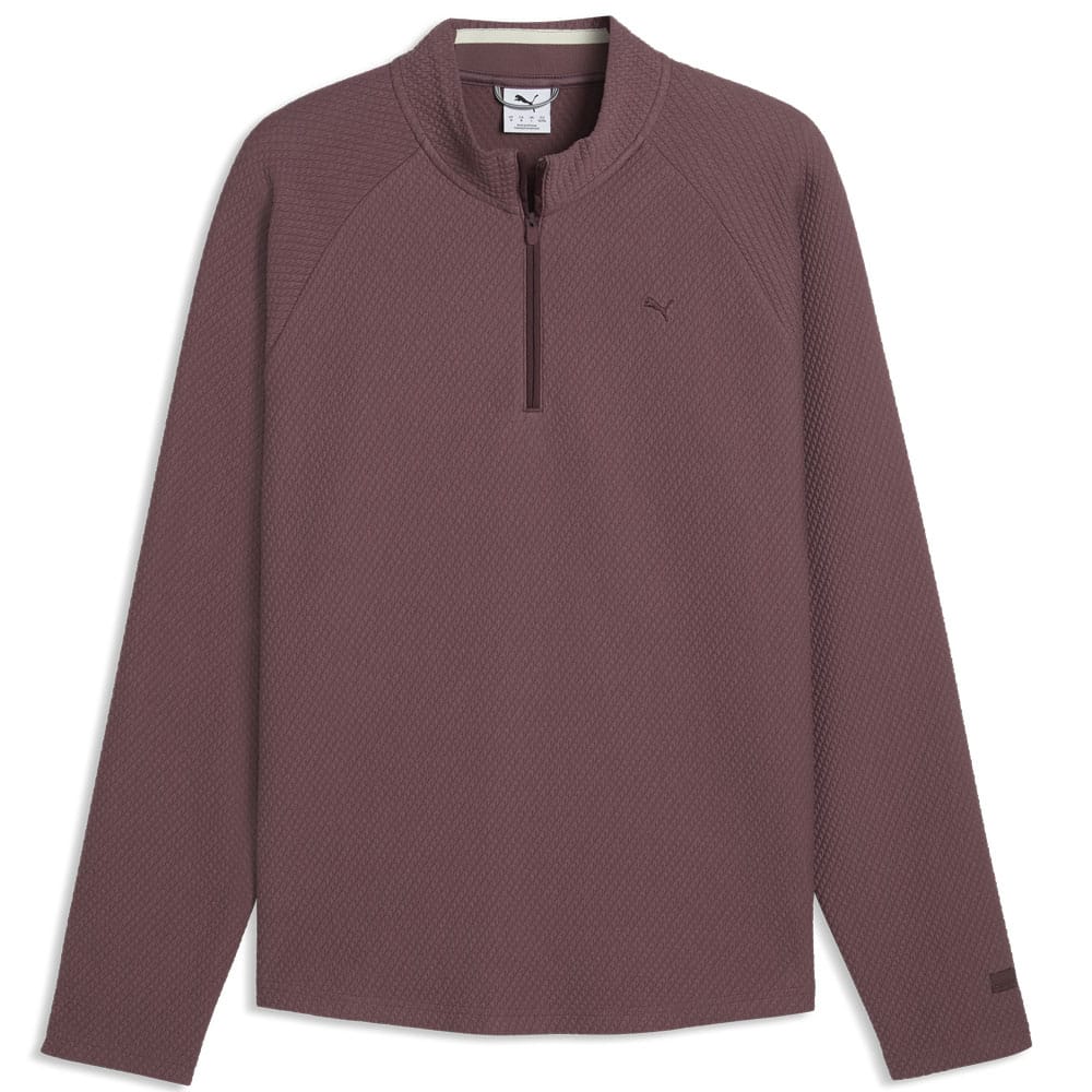 Puma Boulder 2.0 1/4 Zip Pullover - Rich Cocoa - Image 6