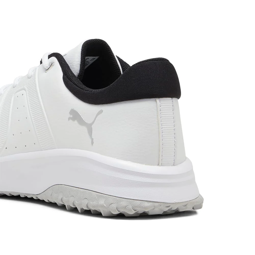 Puma Fusion Tech Spikeless Waterproof Shoes - Puma White/Glacial Grey - Image 3