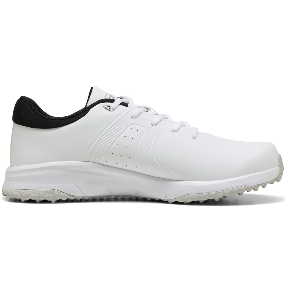 Puma Fusion Tech Spikeless Waterproof Shoes - Puma White/Glacial Grey - Image 7