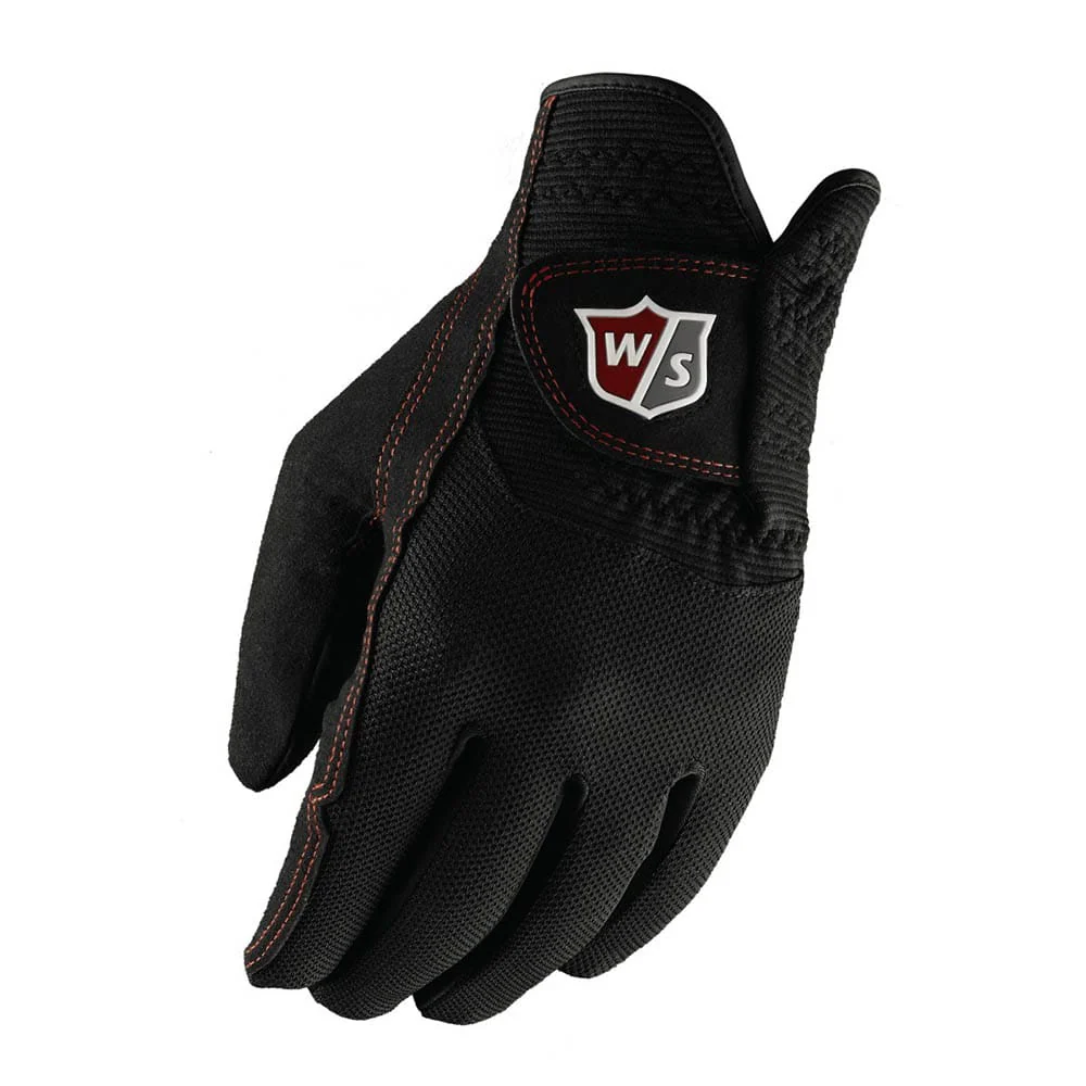 Wilson Rain Golf Gloves (Pair) - Black - Image 2