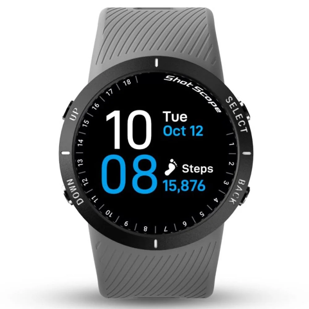Shot Scope V5 Golf GPS Watch - Grey - Image 10