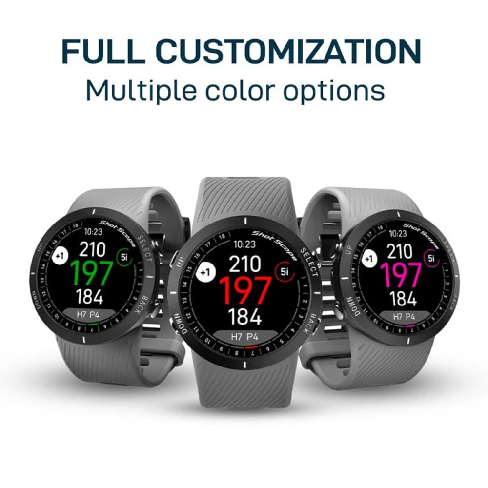 Shot Scope V5 Golf GPS Watch - Grey - Image 11