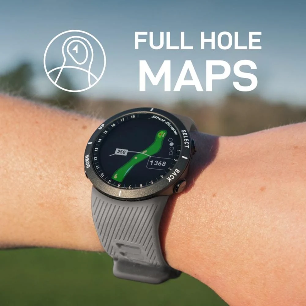 Shot Scope V5 Golf GPS Watch - Grey - Image 12