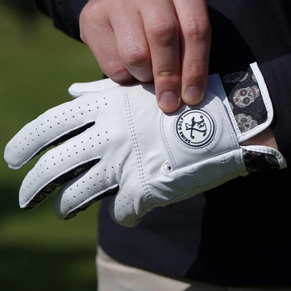 Skins Leather Golf Glove - Dia de los Muertos - Image 5