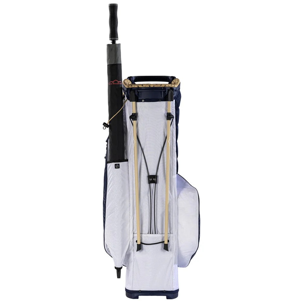 Sun Mountain Eclipse E3.5 H2NO Waterproof Stand Bag - White/Navy/Gold - Image 5