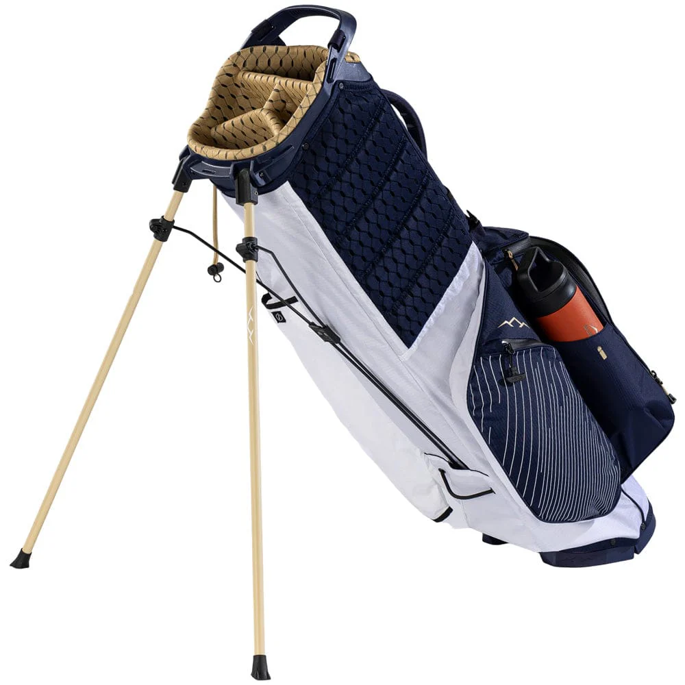 Sun Mountain Eclipse E3.5 H2NO Waterproof Stand Bag - White/Navy/Gold - Image 7