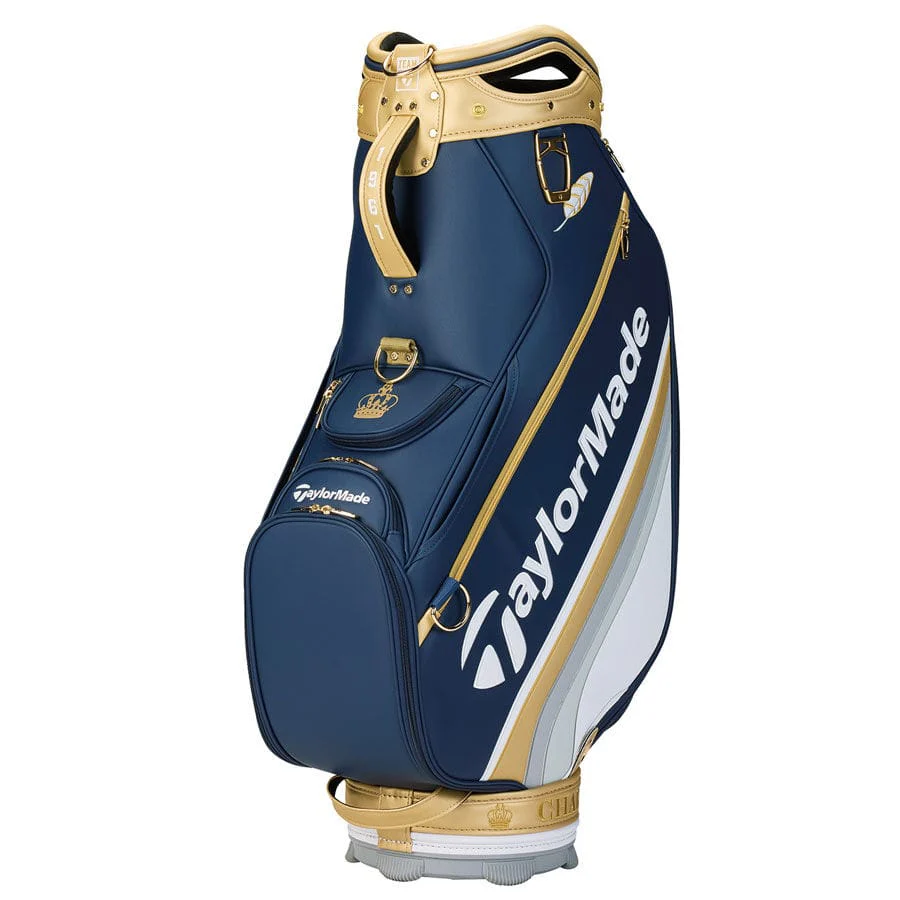 TaylorMade Professional Championship Staff Bag - Navy/Gold/White